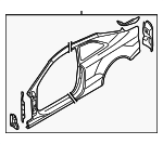 8T0810075C - Body: Uniside Assembly for Audi: RS5 Image