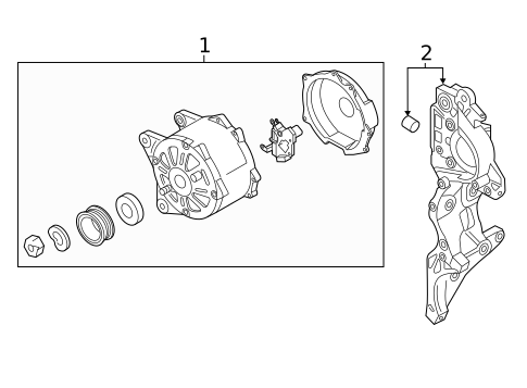 Alternator for 2015 Volkswagen Beetle #1