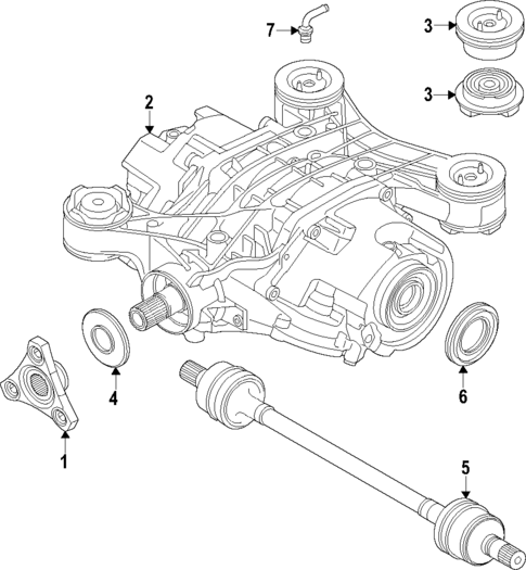 Differential for 2022 Volkswagen Golf R #0