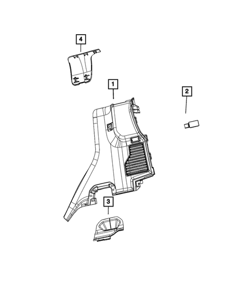 Panels - Moldings - Scuff Plates, Pillar, Cowl, 1/4 Panel Trim and Cargo Covers for 2021 Jeep Gladiator #3