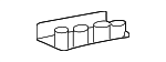8725725010 - Body: Roof Molding Clip for Hyundai Image