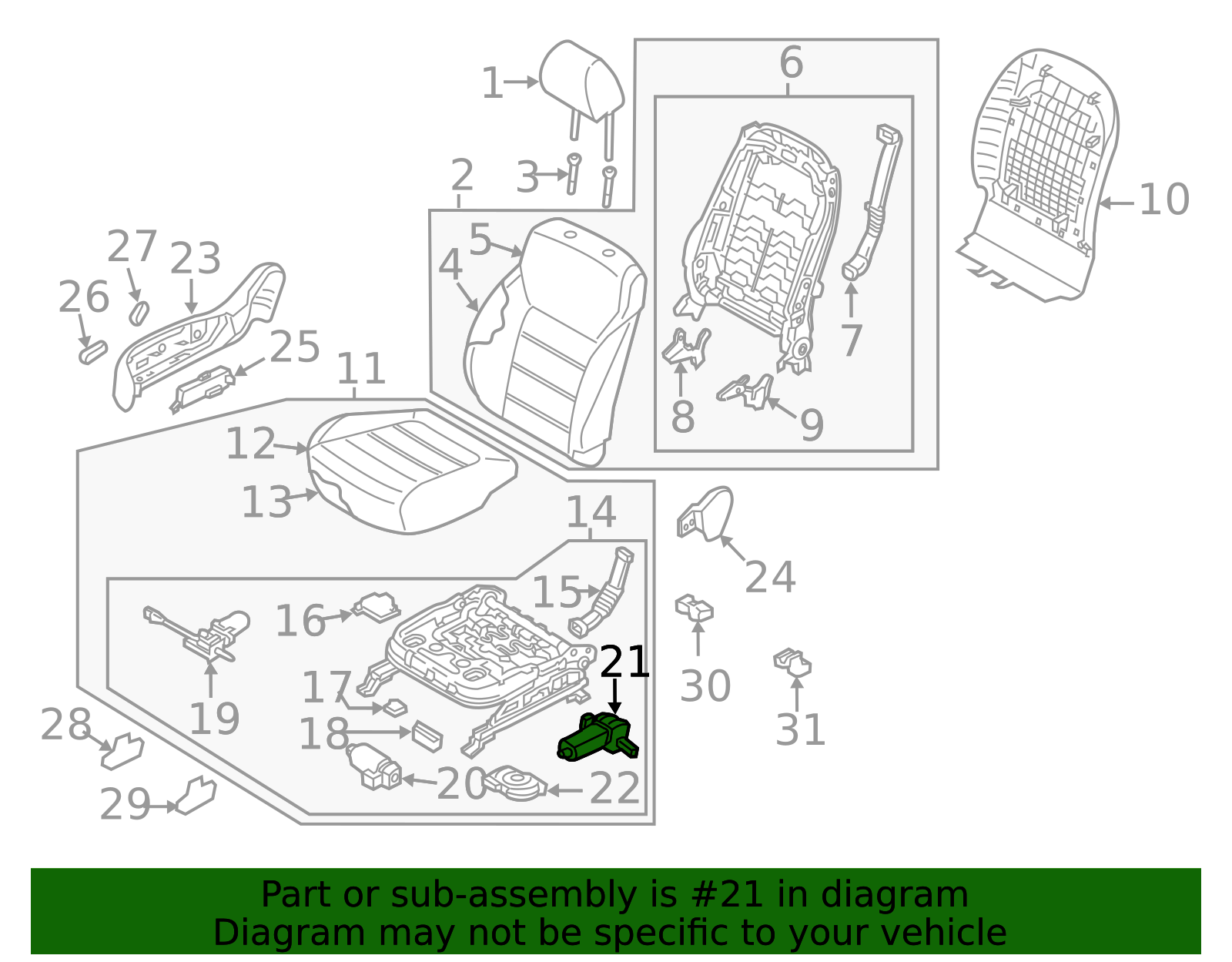 88683-C1000 - Adjust Motor 2015-2025 Kia | Kia.Parts Store