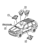 4602840AC - Electrical: Heated Seat Switch, Instrument Panel for Mopar Image