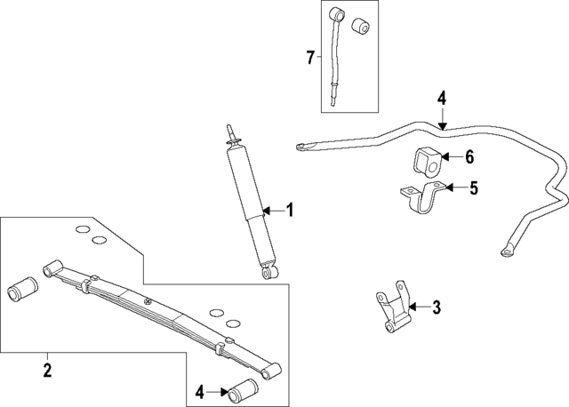 LU9Z5A772C - : Stabilizer Bar for Ford Image