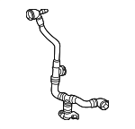 294501580064 - Cooling System: Upper Hose for Mercedes-Benz Image