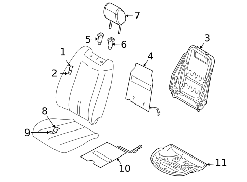 Heated Seats for 2011 Mazda CX-7 #2
