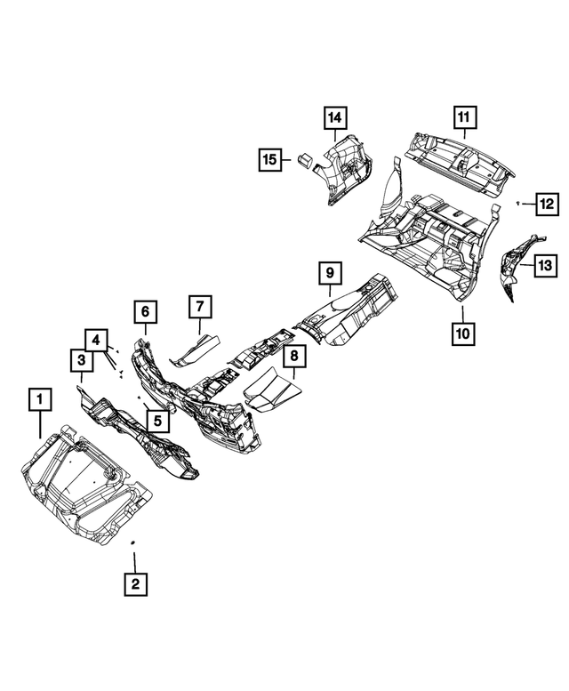 4596357AA - Interior Trim: Push Pin for Mopar Image