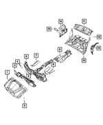 4596357AA - Interior Trim: Push Pin for Mopar Image