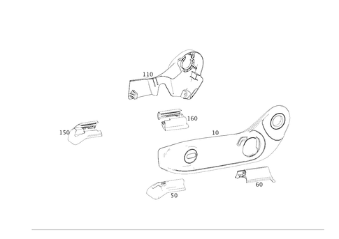 Covers and Bracket for Fire Extinguisher for 2020 Mercedes-Benz A35 AMG #0