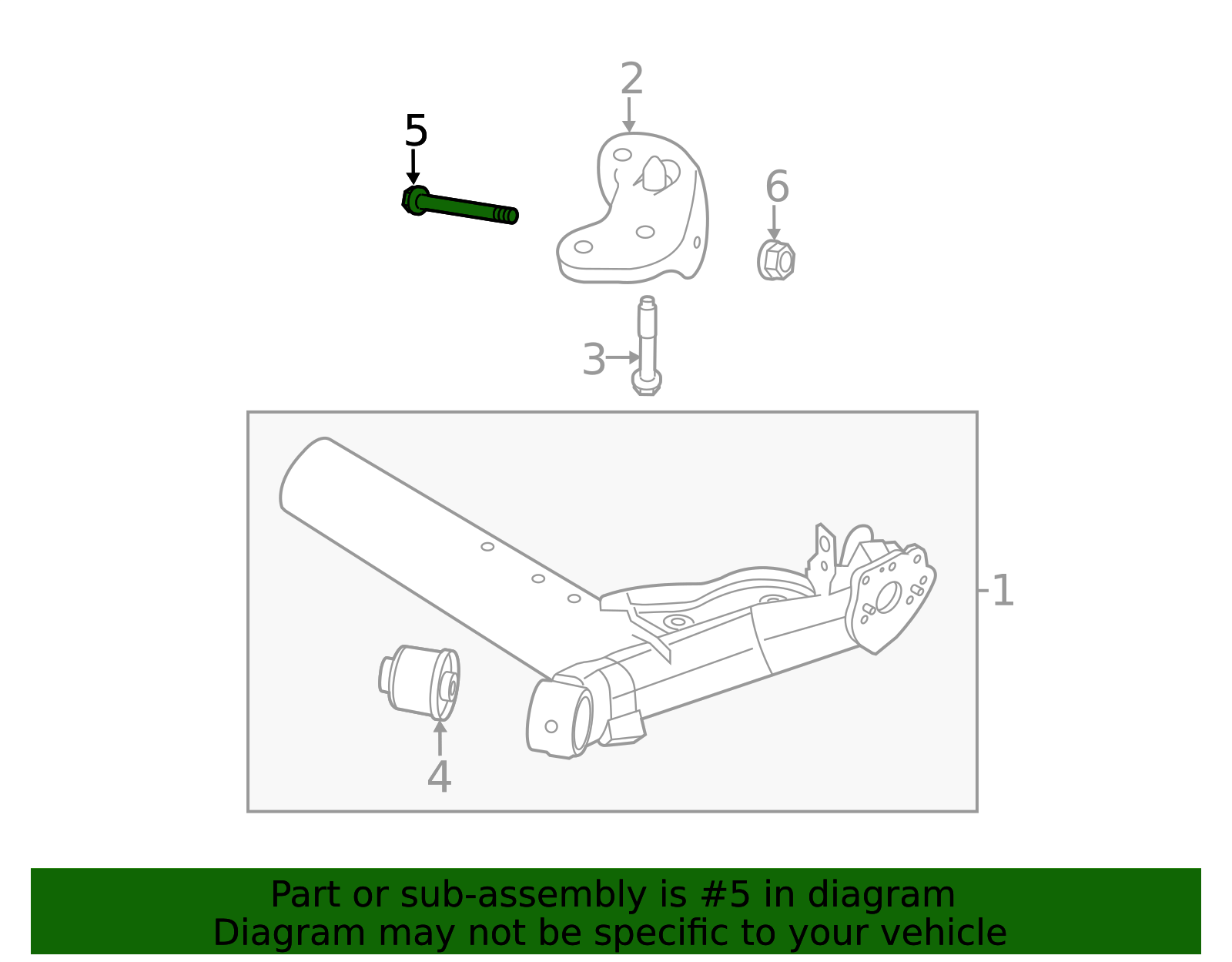 S442 Genuine OEM Ford Part - Suspension Knuckle Bolt W500553-S442 | Genuine ...