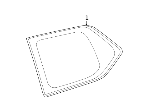 Glass & Hardware for 2018 Lexus LX570 #0