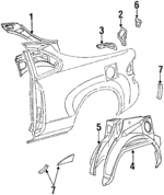 5874120060 - : Protector for Toyota Image