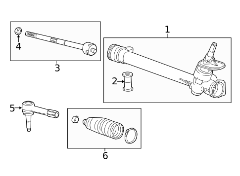 Steering Gear & Linkage for 2021 Chevrolet Bolt EV #1