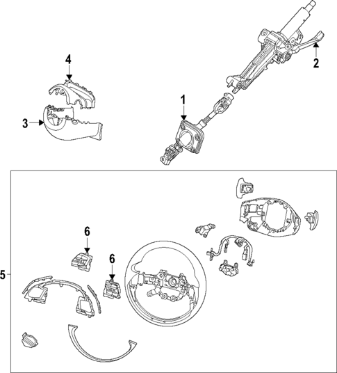 Steering Wheel for 2022 Kia EV6 #0