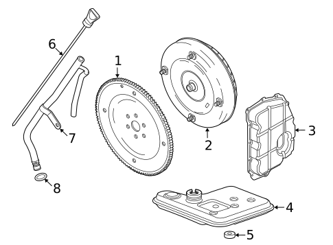 Automatic Transmission for 2011 Mercury Milan #0