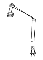 1DD58DK7AB - Electrical: Center Seat Belt for Jeep: Patriot Image