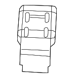 4645999AA - Electrical: Child Seat Bracket for Jeep: Patriot Image