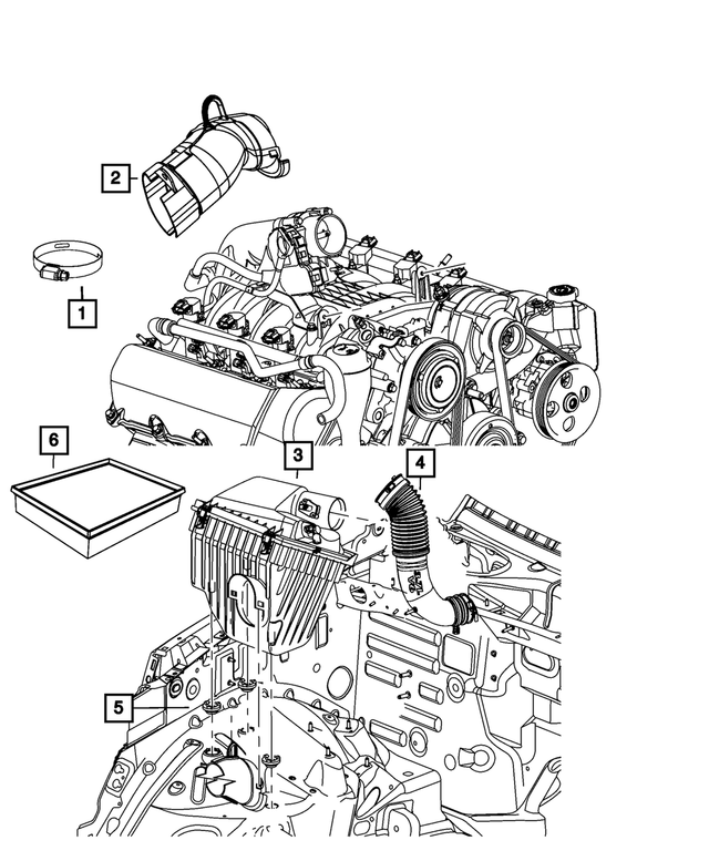 53013726AA - Fuel: Hose To Air Cleaner Clamp for Mopar Image