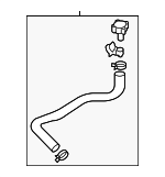 4527026000 - Engine: Breather for Kia: Rio Image