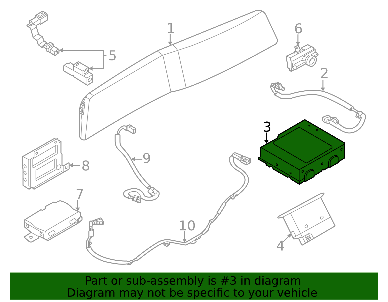2023-2025 Nissan ARIYA Control Module 25915-5MX0A | Riverside Nissan