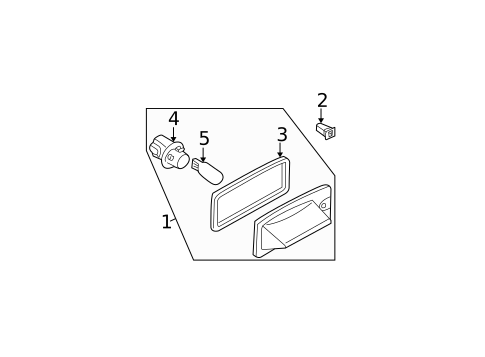 License Lamps for 2012 Nissan Pathfinder #0