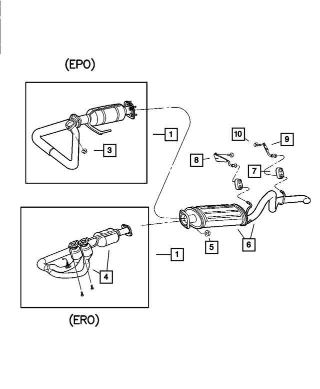 « 5114461AA – Exhaust : Catalytique Convertisseur pour Mopar Image »