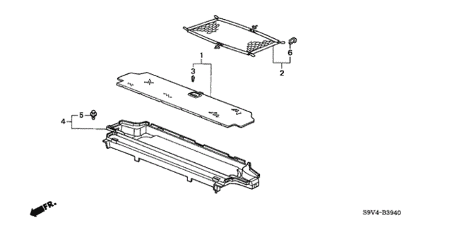 Rear Cargo Lining for 2007 Honda Pilot #0