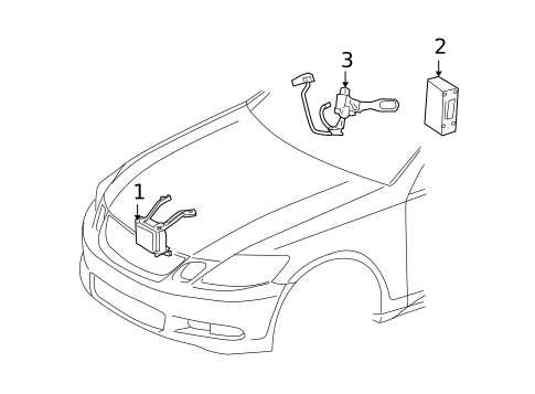 Cruise Control System for 2011 Lexus GS350 #0
