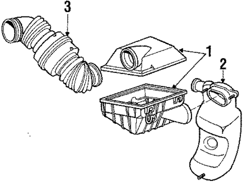Air Inlet for 1985 Ford Tempo #0