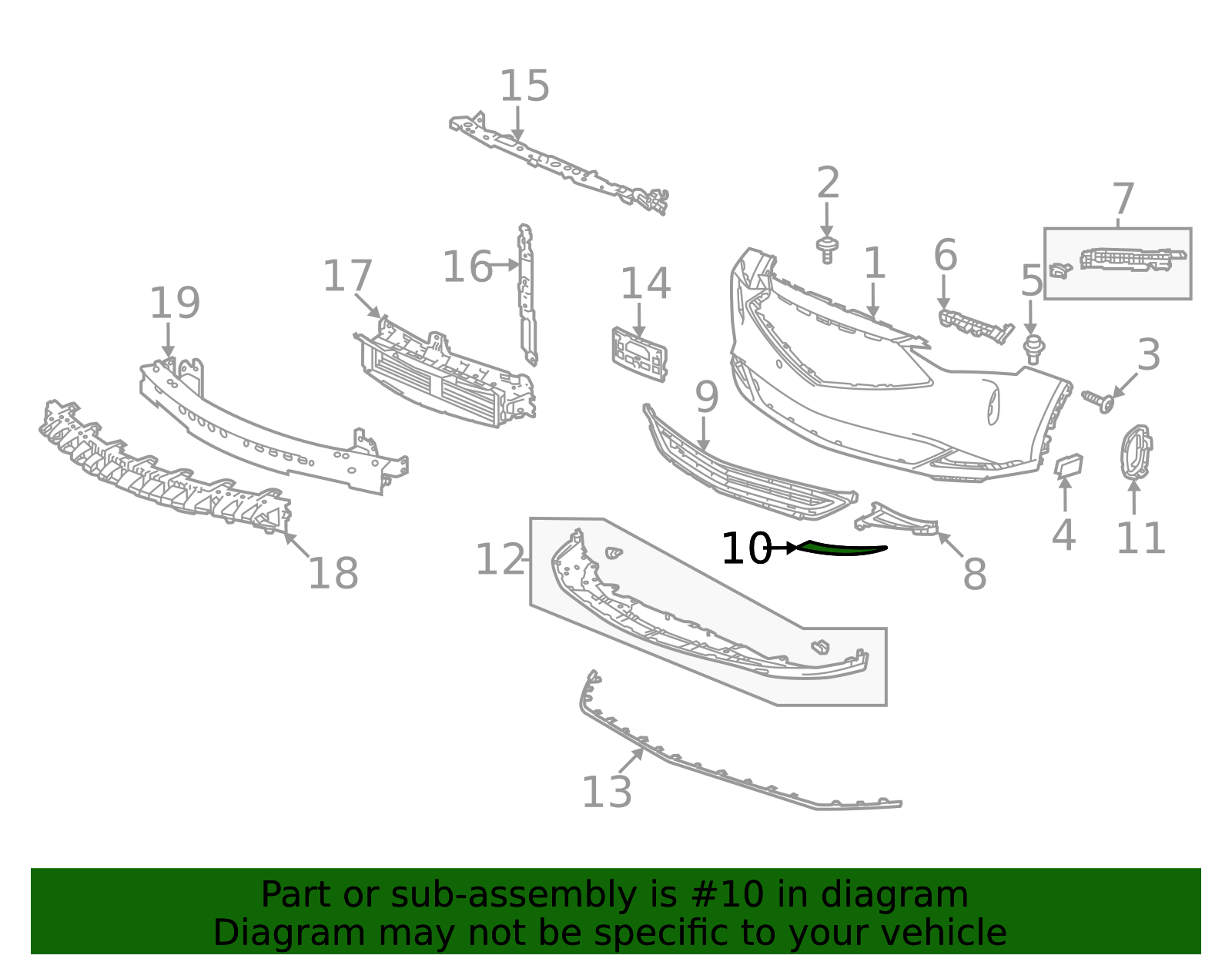 2022-2024 Acura MDX Corner Trim 71102-TYA-A00 | OEMAcuraPart