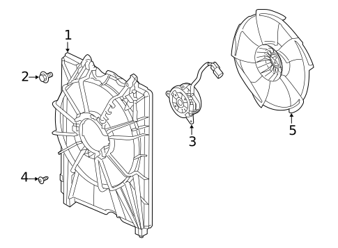 Cooling Fan for 2024 Acura TLX #0