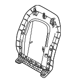 52105A1C569 - : Seat Back Panel for BMW: X1 Image