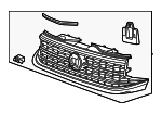 3CN853651ACLDB - : Grille Assembly for Volkswagen: Atlas, Atlas Cross Sport Image