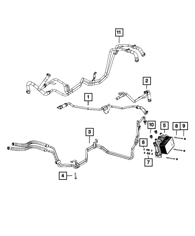 68489743AA - Cooling: Quick Type Connector for Mopar Image image