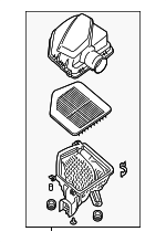 28122J6110 - Engine: Air Cleaner Assembly for Kia: K900 Image