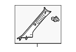 622100E060A1 - Body: Windshield Pillar Trim for Toyota: Highlander Image