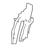 72144FL000 - HVAC: Lower Plate for Subaru Image