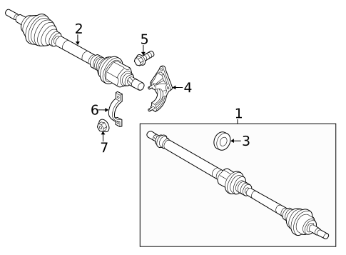 Drive Axles for 2017 Ford Focus #0