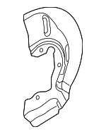 51755D3000 - : Brake Dust Shield for Hyundai: Tucson Image