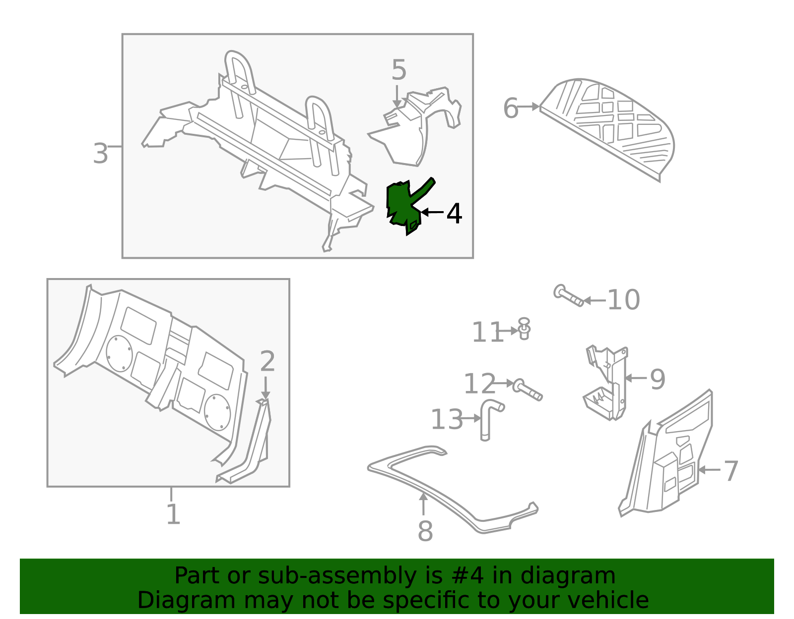 Reinforcement 8J7-813-665-D | OEM Parts Online