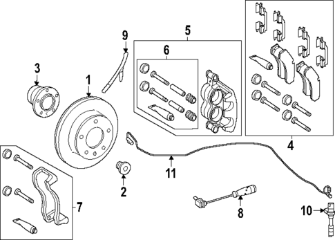 Front Brakes for 2020 Mercedes-Benz Sprinter 2500 #2