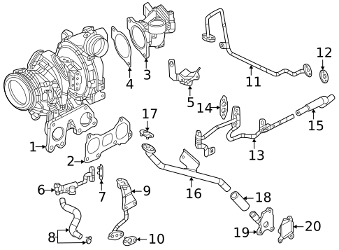 Turbocharger, Supercharger & Ram Air for 2024 Mazda CX-90 #0