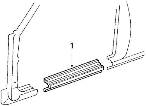 Rocker Panel for 1990 Pontiac LeMans #0