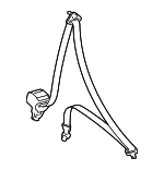 GSYL57L90A30 - Electrical: Belt &amp; Retractor for Mazda Image