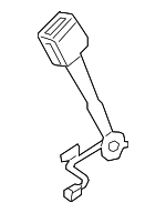 8W0857755AMNB - Electrical: Buckle End for Audi: A4, A4 allroad, A4 Quattro, A5 Quattro, A5 Sportback, Q3, Q7, RS5, RS5 Sportback, S4, S5, S5 Sportback, SQ7 Image