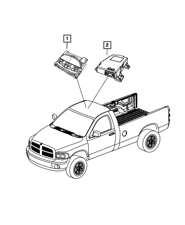 68105821AB - Electrical: Compass Module for Mopar Image image