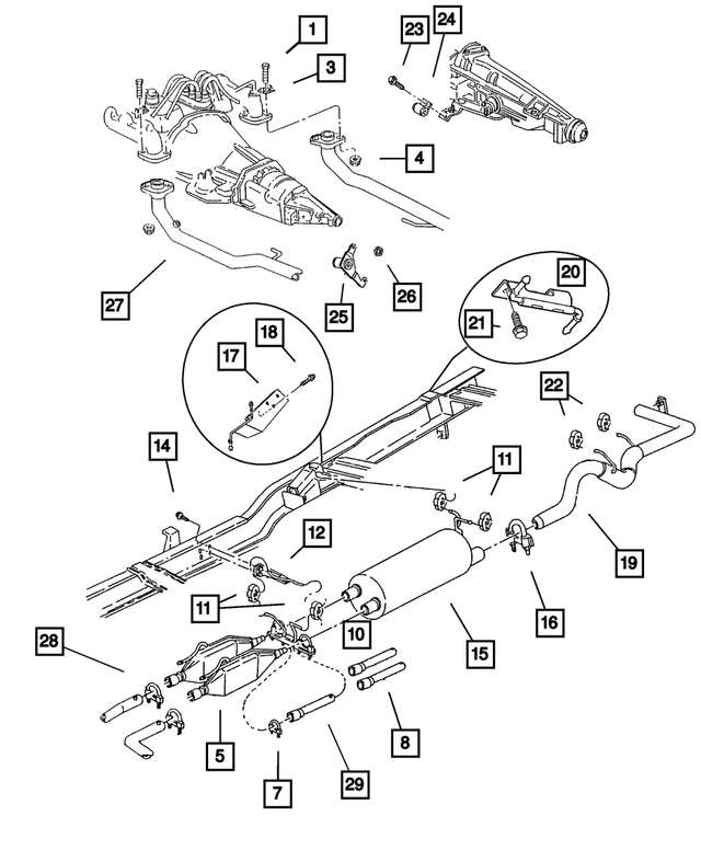 52017629 - Exhaust: Exhaust Hanger for Mopar Image