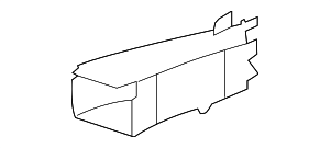 51747184155 - Body: Lower Duct for BMW: 740i, 740Li, 750i, 750i xDrive, 750Li, 750Li xDrive, 760Li Image