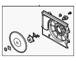 253802K600 - Cooling System: Fan Module for Kia: Soul Image