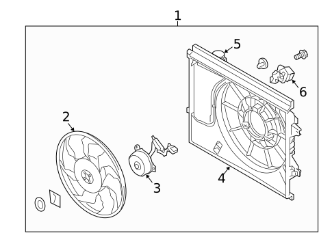 Cooling Fan for 2013 Kia Soul #0